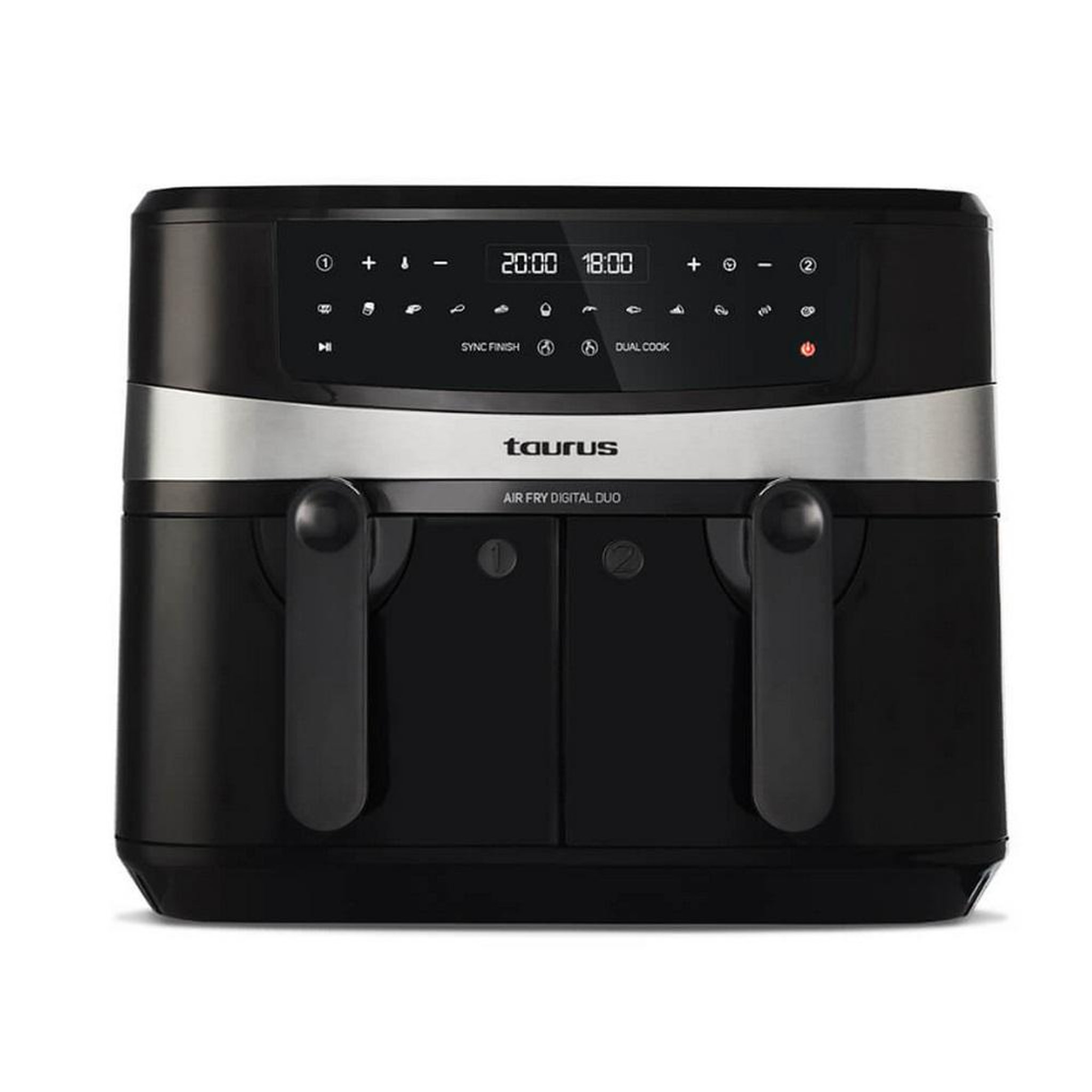 Taurus Friteuse sans huile 2600w noir - AIR FRY DIGITAL DUO