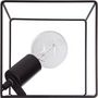 Voir la diapositive 2 : ATMOSPHERA Lampe à poser en fer Contemporain - H. 20 cm - Noir