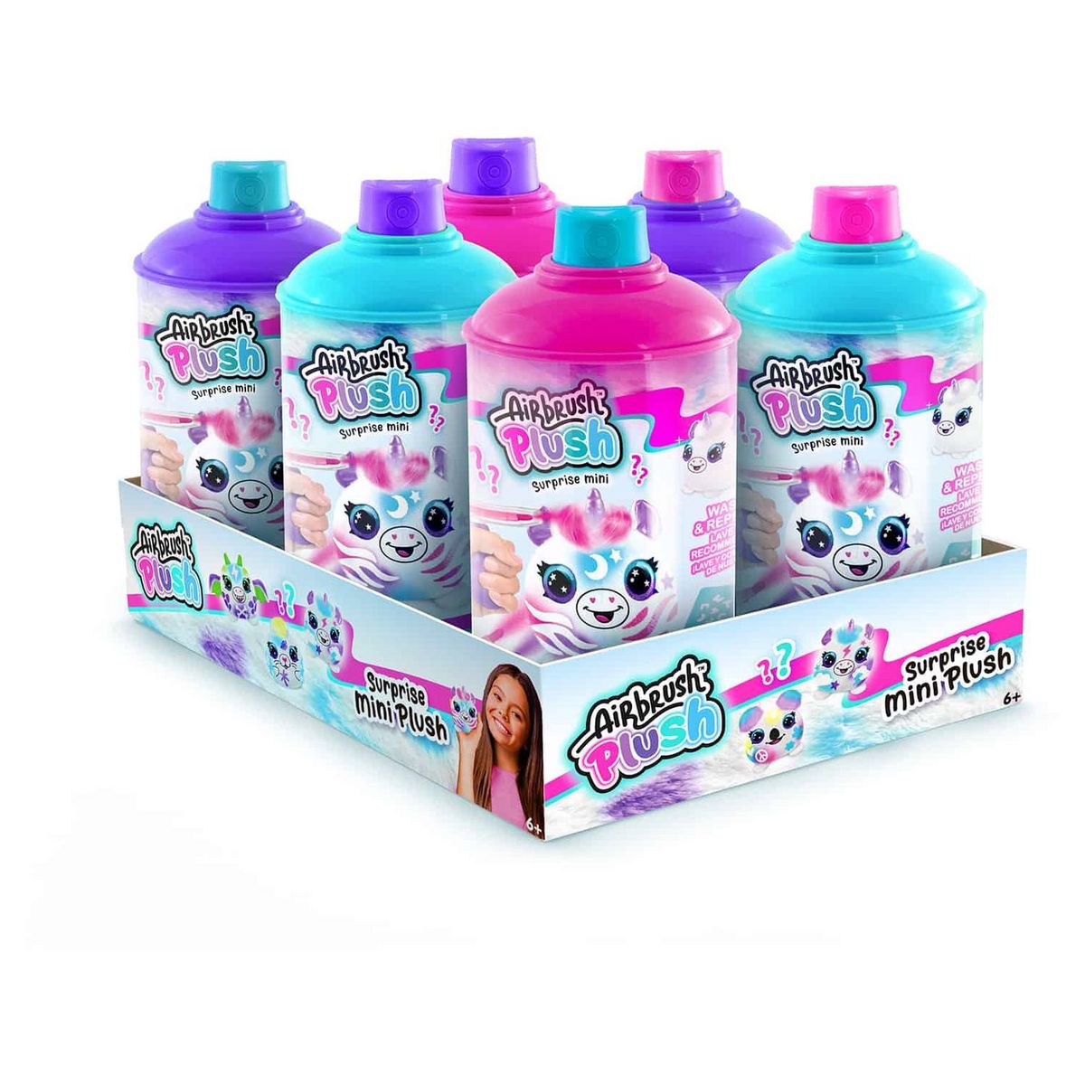 CANAL TOYS Mini peluche surprise Airbrush Plush