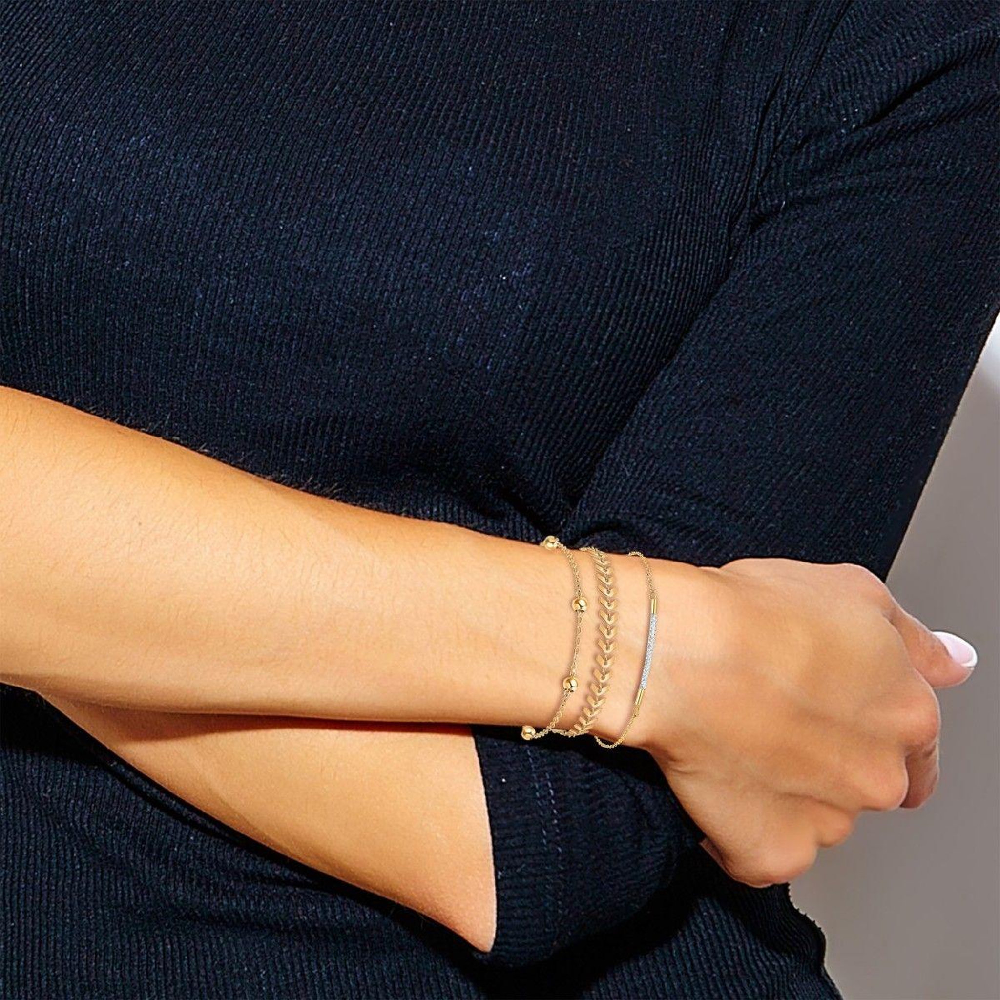 Voir la diapositive 2 : SC BOHEME Set de 3 bracelets SC Bohème®
