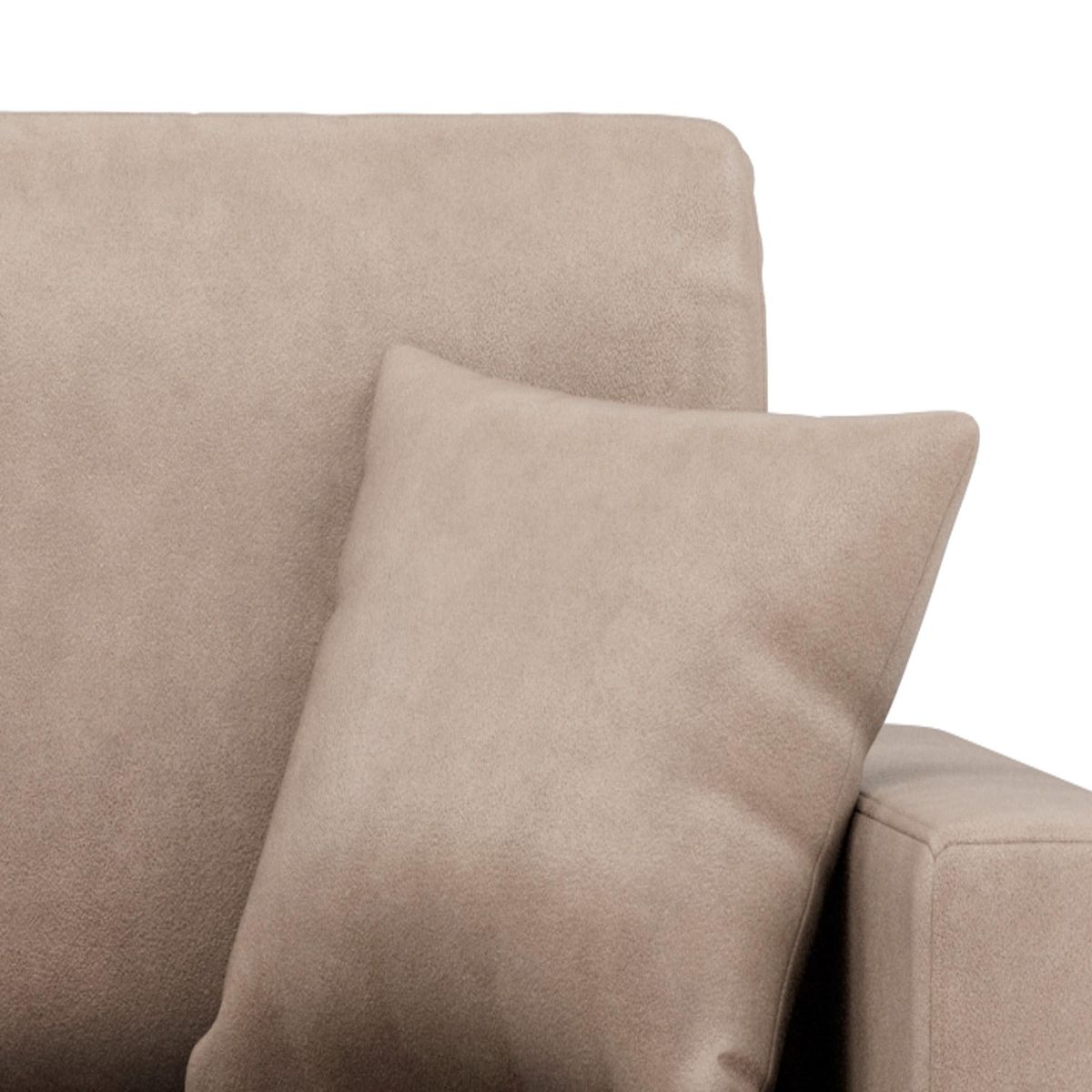 BEST MOBILIER Cyrus - canapé d'angle réversible 4 places - convertible avec coffre - en simili