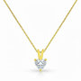 Voir la diapositive 1 : L'ATELIER D'AZUR Collier - Pendentif Or Jaune Zirconium Coeur - Femme