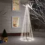 VIDAXL Arbre de Noël cone 310 LED Blanc froid 100x300 cm