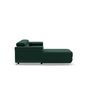 Voir la diapositive 6 : BEST MOBILIER Pablo - canapé d'angle gauche - 6 places - convertible avec coffre et têtières réglables - en velours
