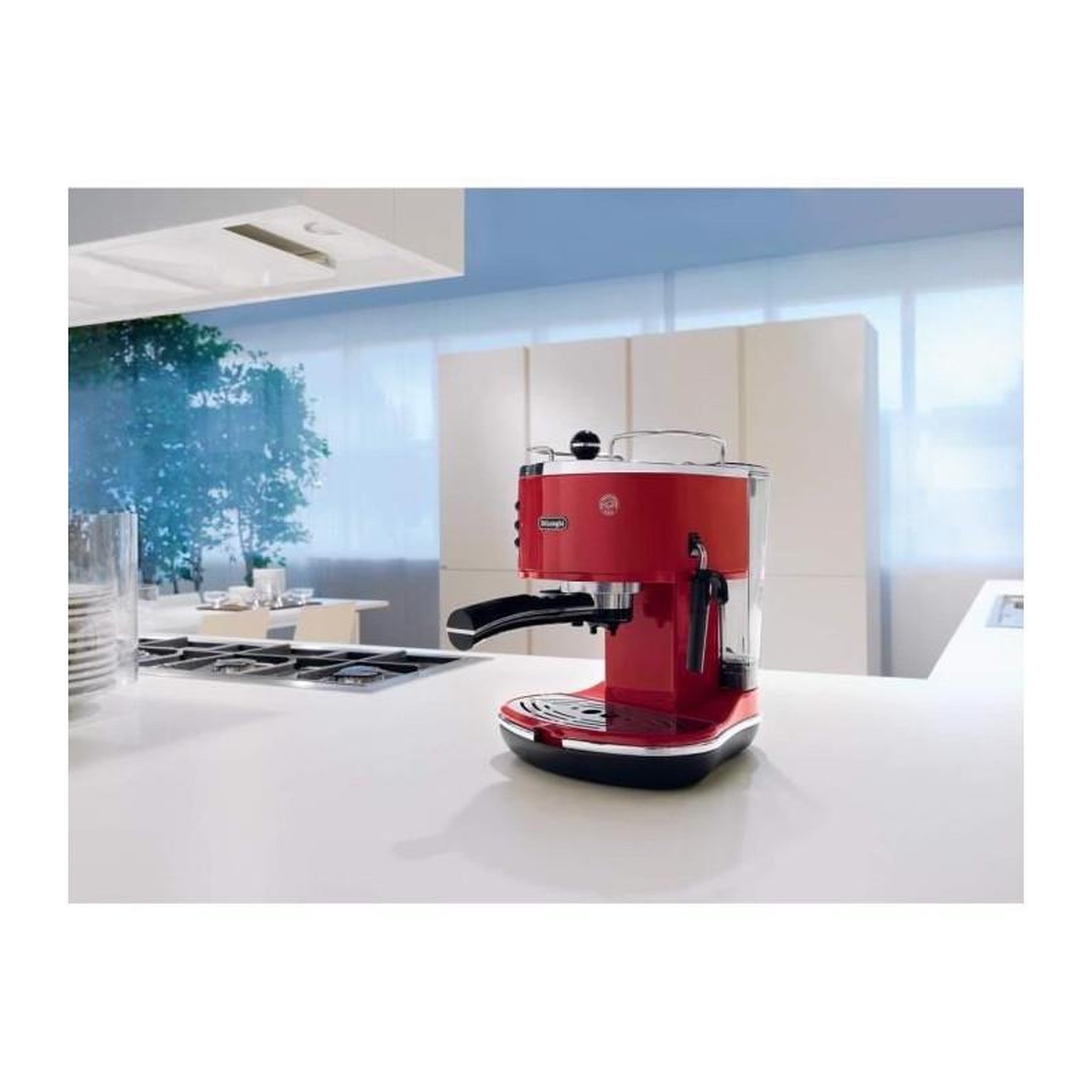 Voir la diapositive 3 : DELONGHI DELONGHI ECO 311.R Machine expresso classique Icona - Rouge