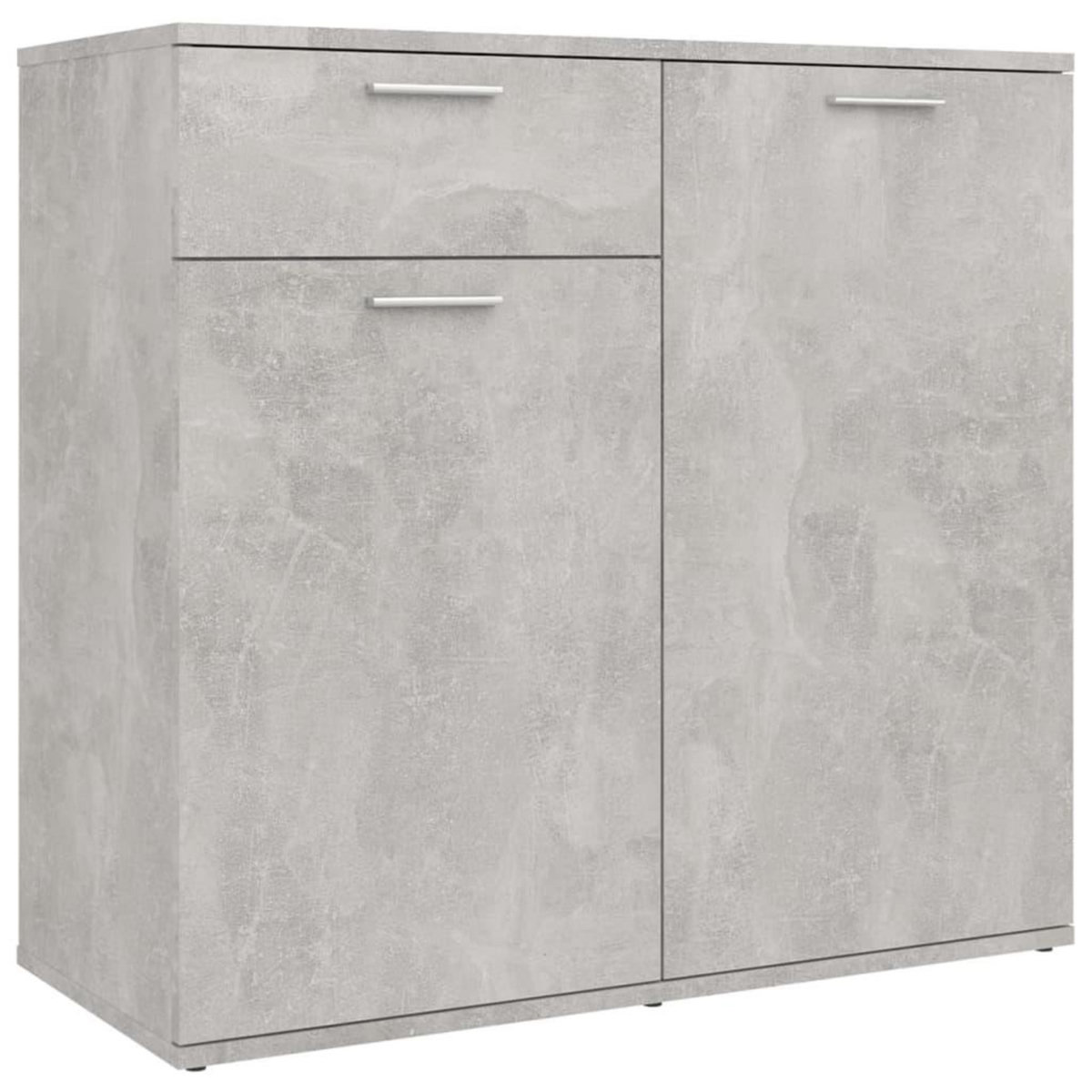 VIDAXL Buffet gris beton 80x36x75 cm bois d'ingenierie