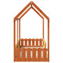 Voir la diapositive 5 : VIDAXL Cadre de lit d'enfants forme de maison sans matelas 80x160 cm