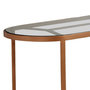 Voir la diapositive 2 : Paris Prix Console en Métal & Verre Design  Firmin  100cm Cuivre