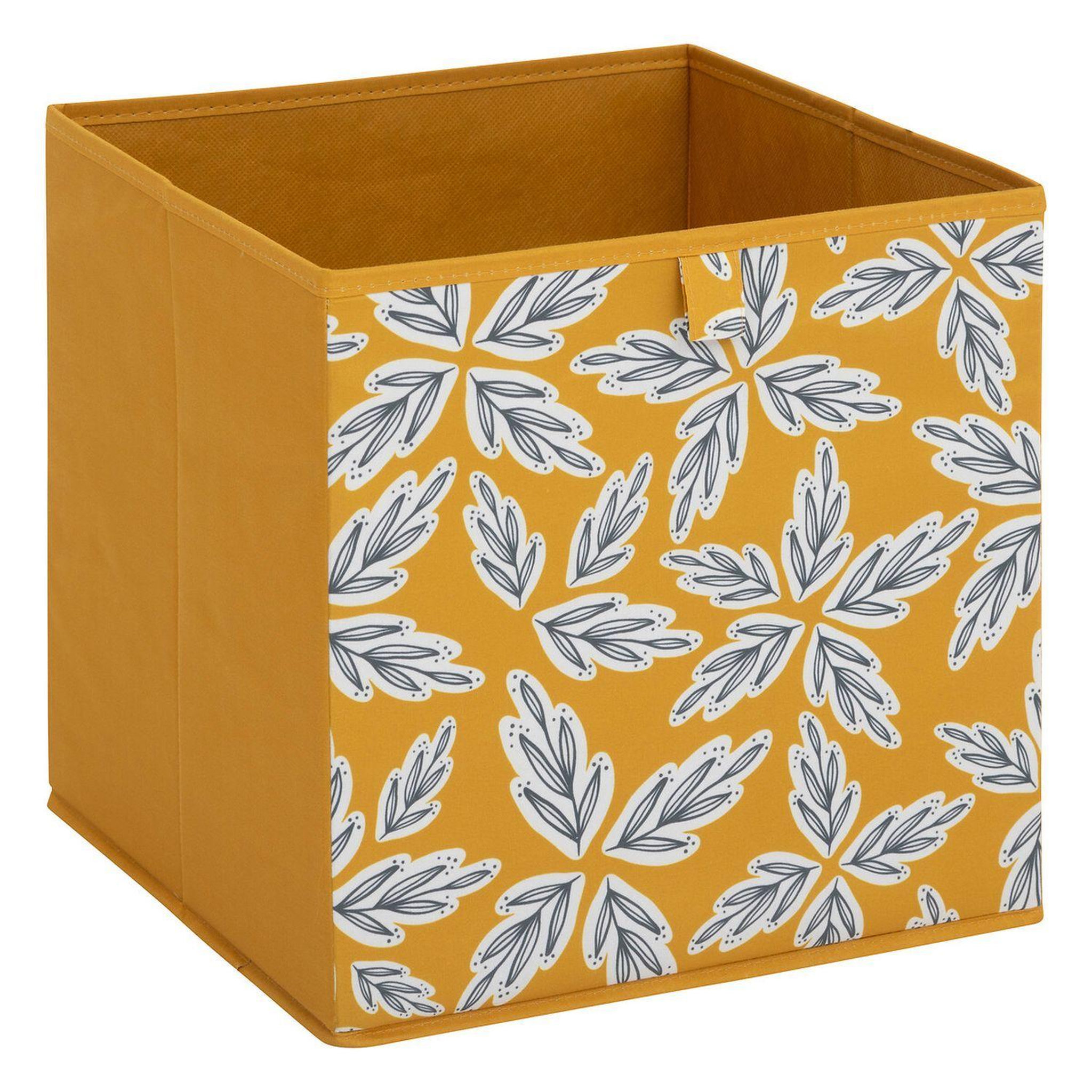 Voir la diapositive 2 : TOILINUX Lot de 6 boites de rangement folia - l. 31 x l.31 x h. 31 cm - jaune