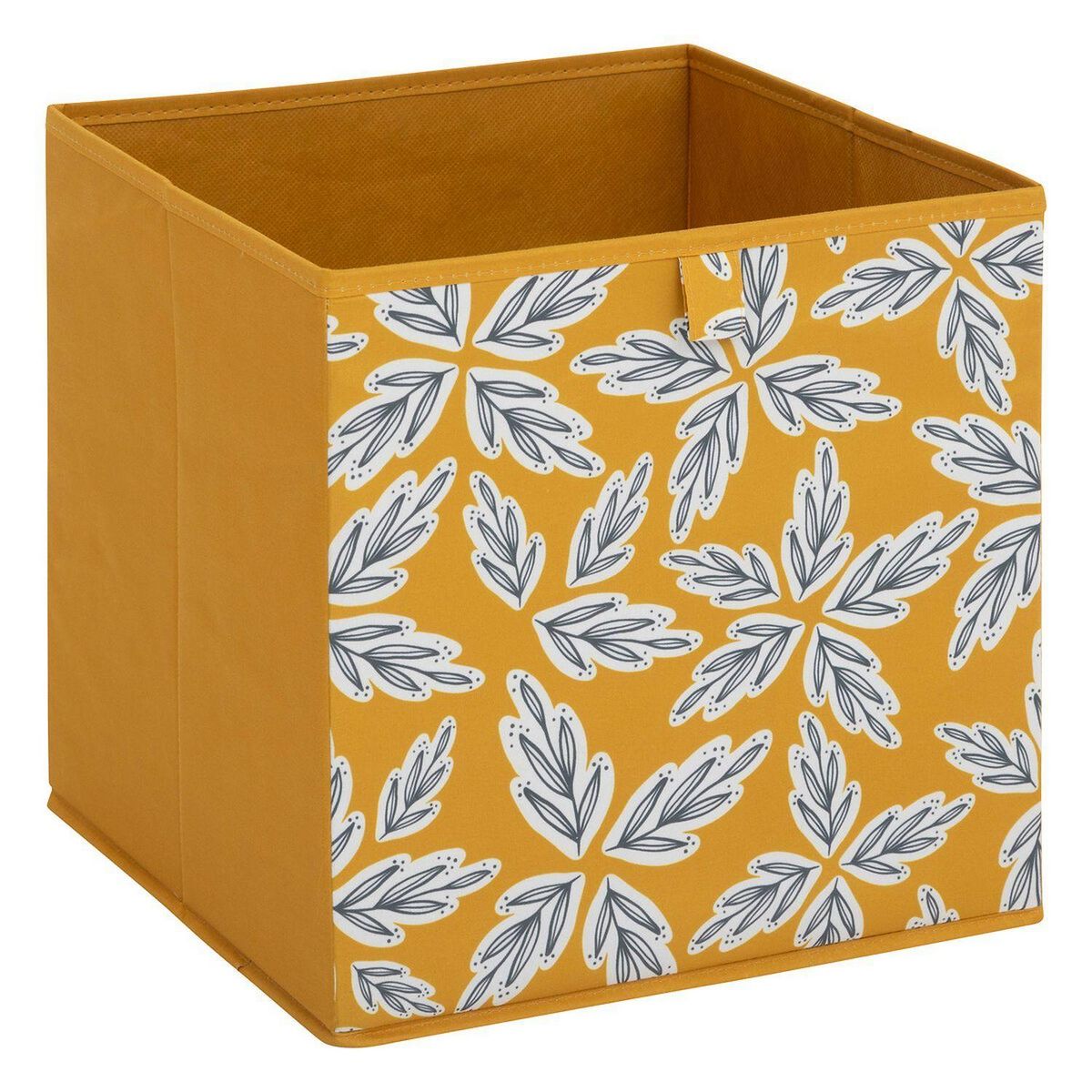 FIVE Lot de 6 boites de rangement FOLIA - L. 31 x l.31 x H. 31 cm - Jaune
