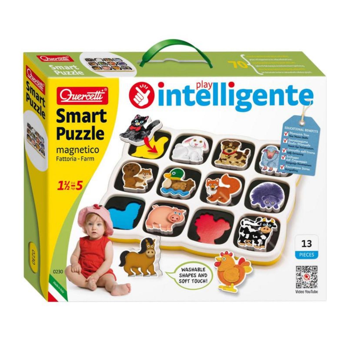 Quercetti Quercetti Smart Magnet Puzzle Farm