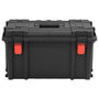 Voir la diapositive 2 : VIDAXL Valise de vol portable noir 57x35x32,5 cm PP