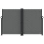 Voir la diapositive 3 : VIDAXL Auvent lateral retractable anthracite 160x1000 cm