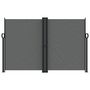 Voir la diapositive 3 : VIDAXL Auvent lateral retractable anthracite 160x1000 cm