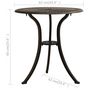 Voir la diapositive 6 : VIDAXL Table de jardin Bronze 62x62x65 cm Aluminium coule