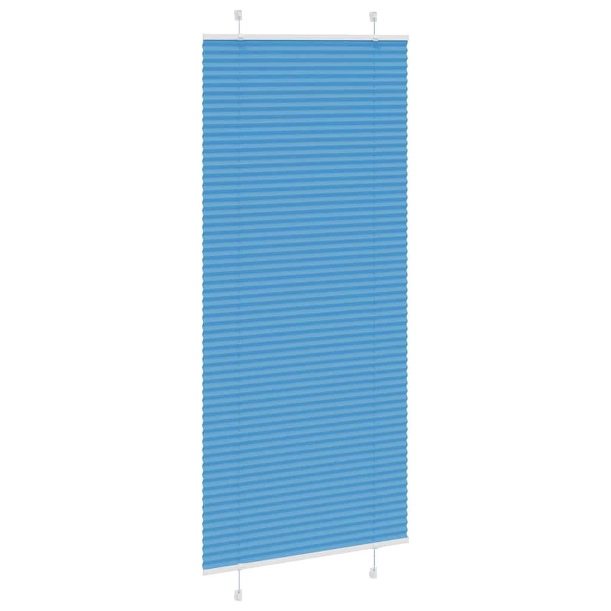 Voir la diapositive 3 : VIDAXL Store plisse bleu 100x200 cm largeur du tissu 99,4 cm polyester