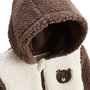 Voir la diapositive 4 : Petit Béguin Veste enfant en sherpa avec capuche Cracotte