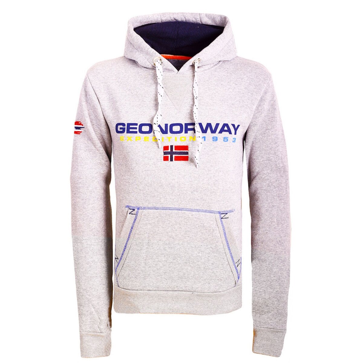 GEOGRAPHICAL NORWAY Sweat Gris homme Geographical Norway Goliver