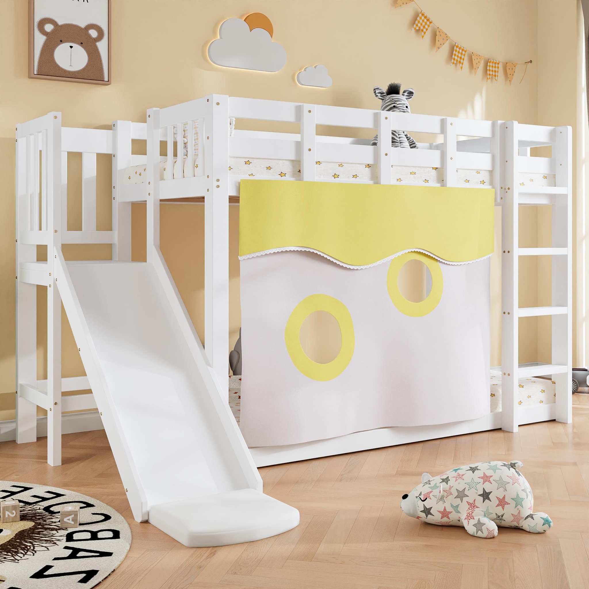 Voir la diapositive 4 : MERAX Lit mezzanine enfant