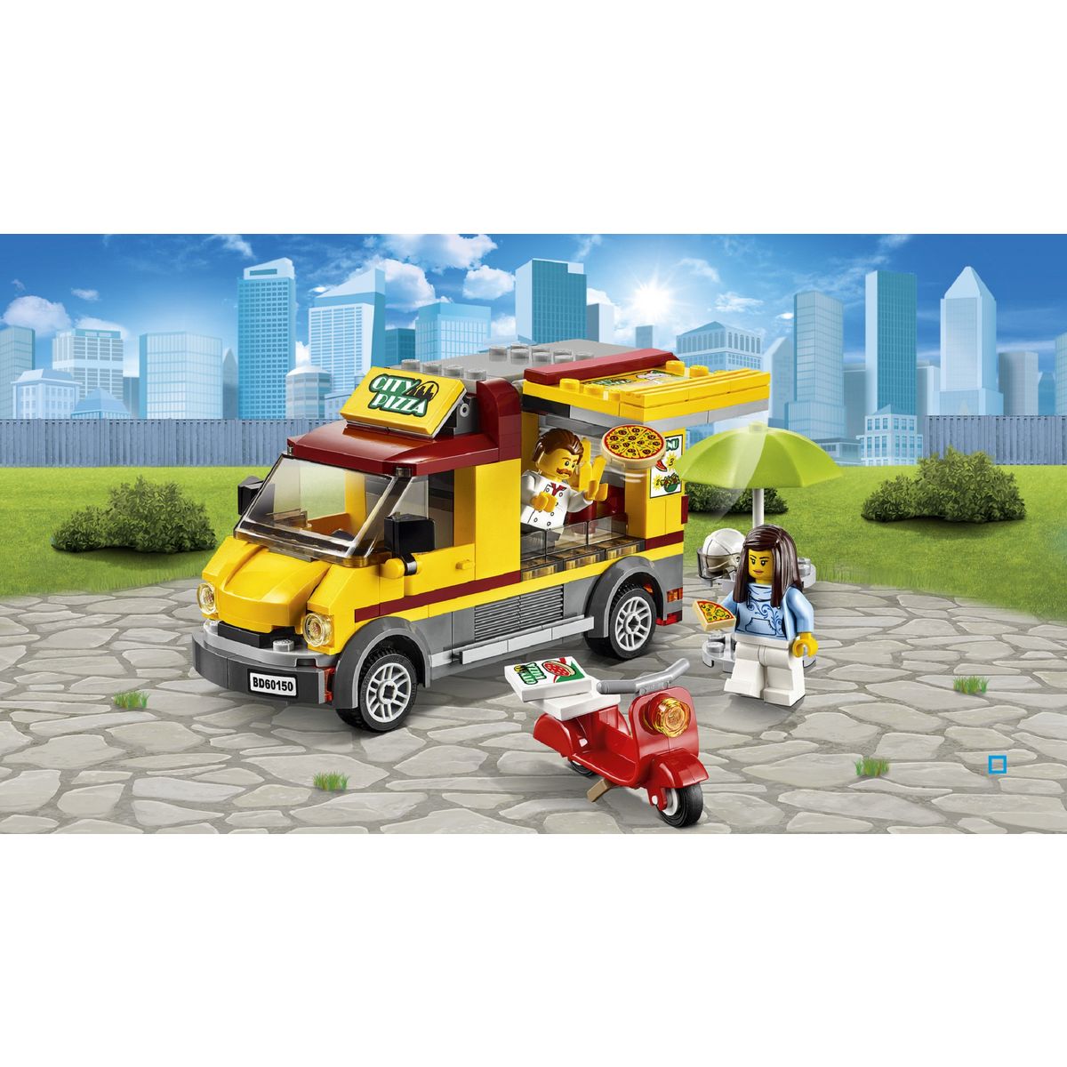 LEGO City 60150 - Le camion pizza