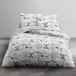 Home collection Parure de couette. Coloris disponibles : Blanc