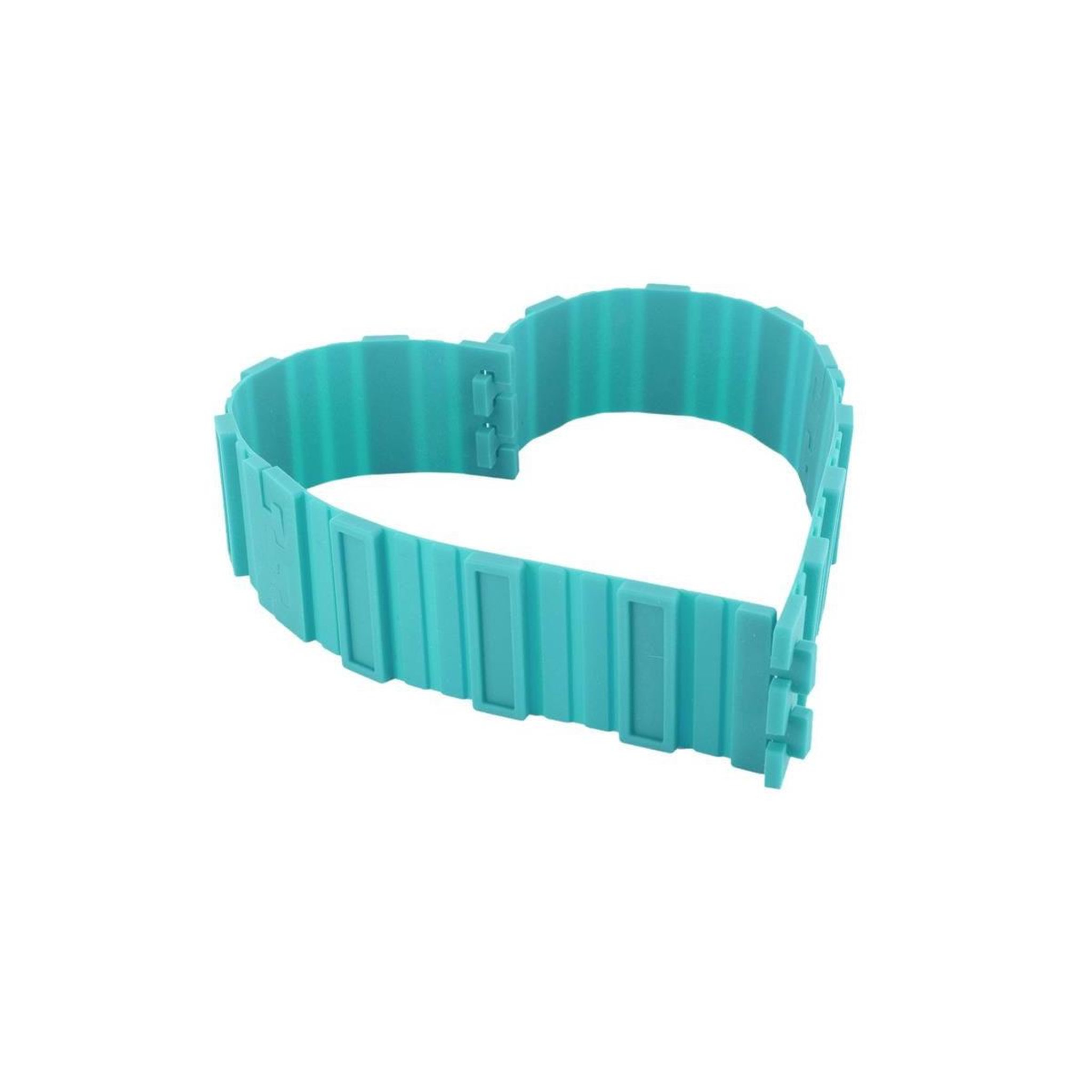 Voir la diapositive 2 : Lily Cook Moule à gâteaux en silicone  amovible  19cm bleu