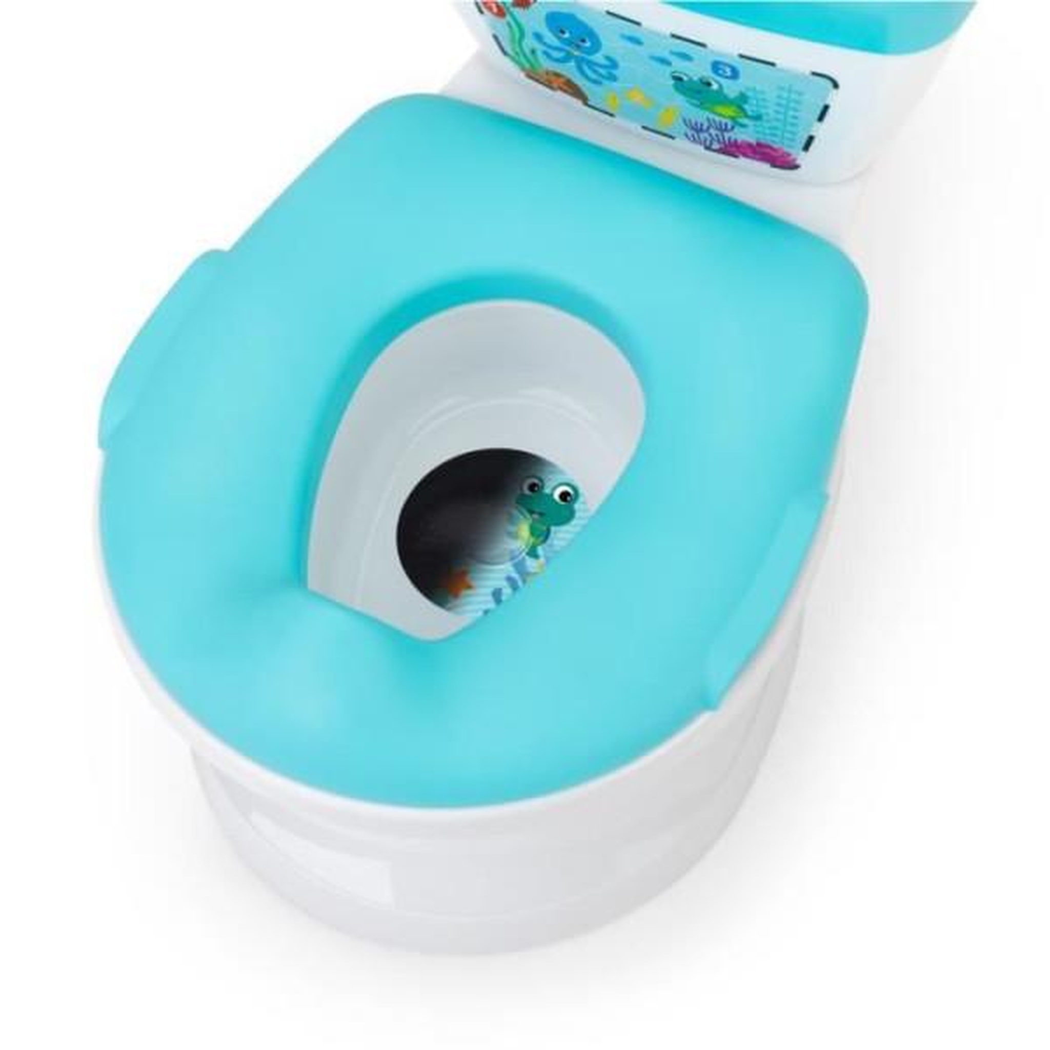 Voir la diapositive 4 : BABY EINSTEIN Pot & Réducteur de Toilette 2 en 1, Systeme innovant d'apprentissage de la propreté, Chasse d'eau avec musique