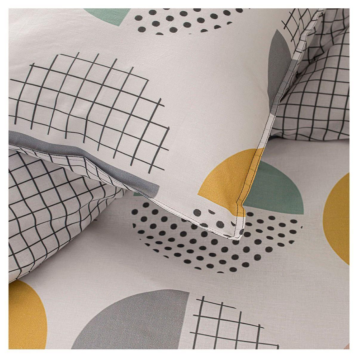 TODAY Parure housse de couette en coton 57 fils LUNA