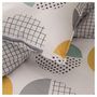 Voir la diapositive 2 : TODAY Parure housse de couette en coton 57 fils LUNA