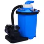 VIDAXL Pompe de filtration a sable avec minuterie 550 W 50 L