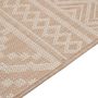 Voir la diapositive 4 : VIDAXL Tapis a tissage plat d'exterieur 80x150 cm Rayures brunes