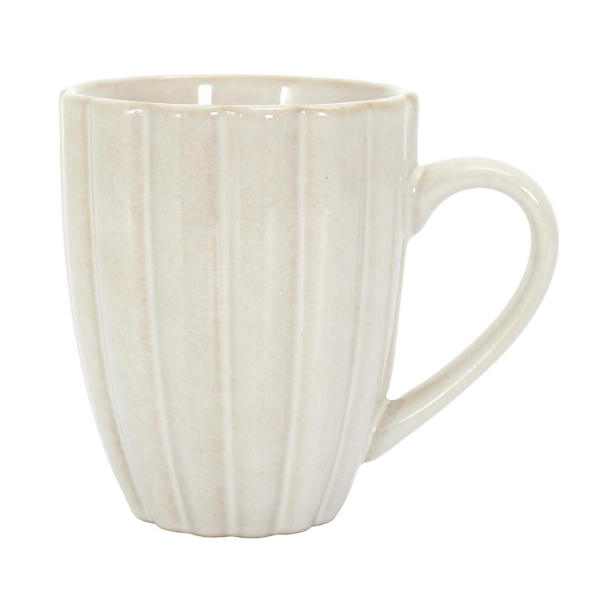 Voir la diapositive 2 : The Home Deco Factory Lot de 6 mugs en céramique  vlora  30cl beige