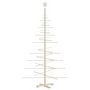 Voir la diapositive 2 : VIDAXL Arbre de Noël en bois pour decoration 180 cm bois massif de pin