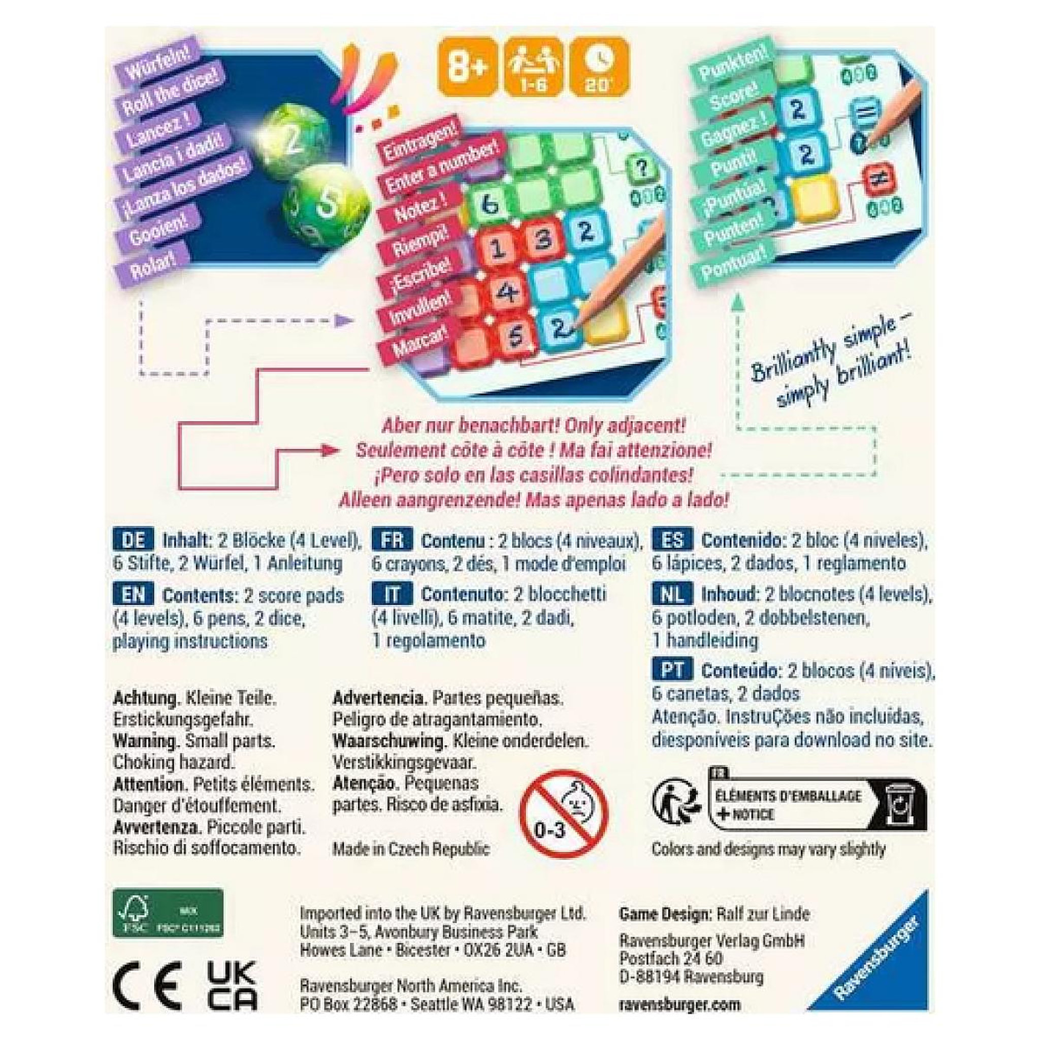 Voir la diapositive 2 : RAVENSBURGER Brilliant - Jeux famillial de des