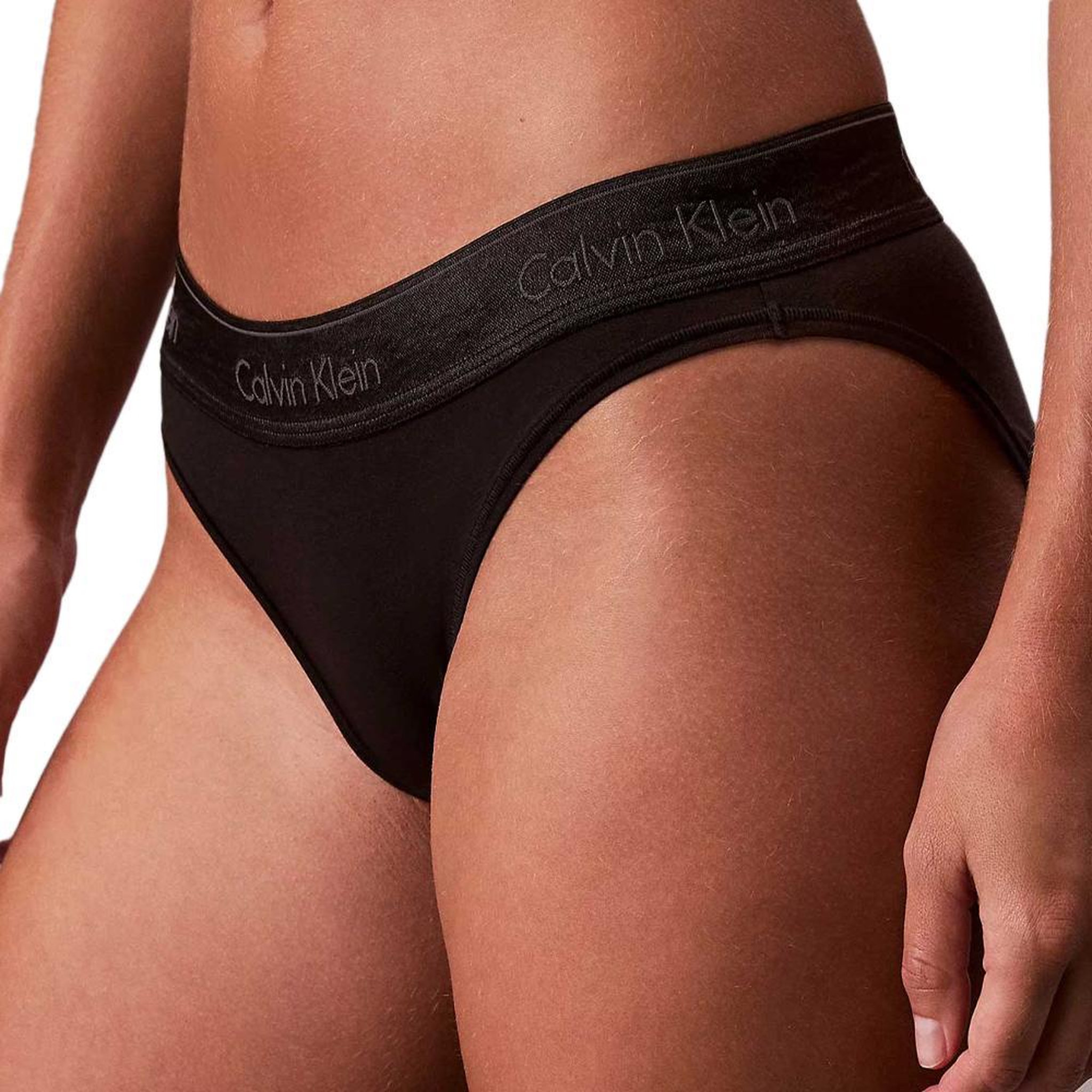 Voir la diapositive 1 : CALVIN KLEIN JEANS Culotte Noir/Gris Femme Calvin Klein Jeans Bikini