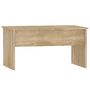 Voir la diapositive 3 : VIDAXL Table basse chene sonoma 80x50,5x41,5 cm bois d'ingenierie