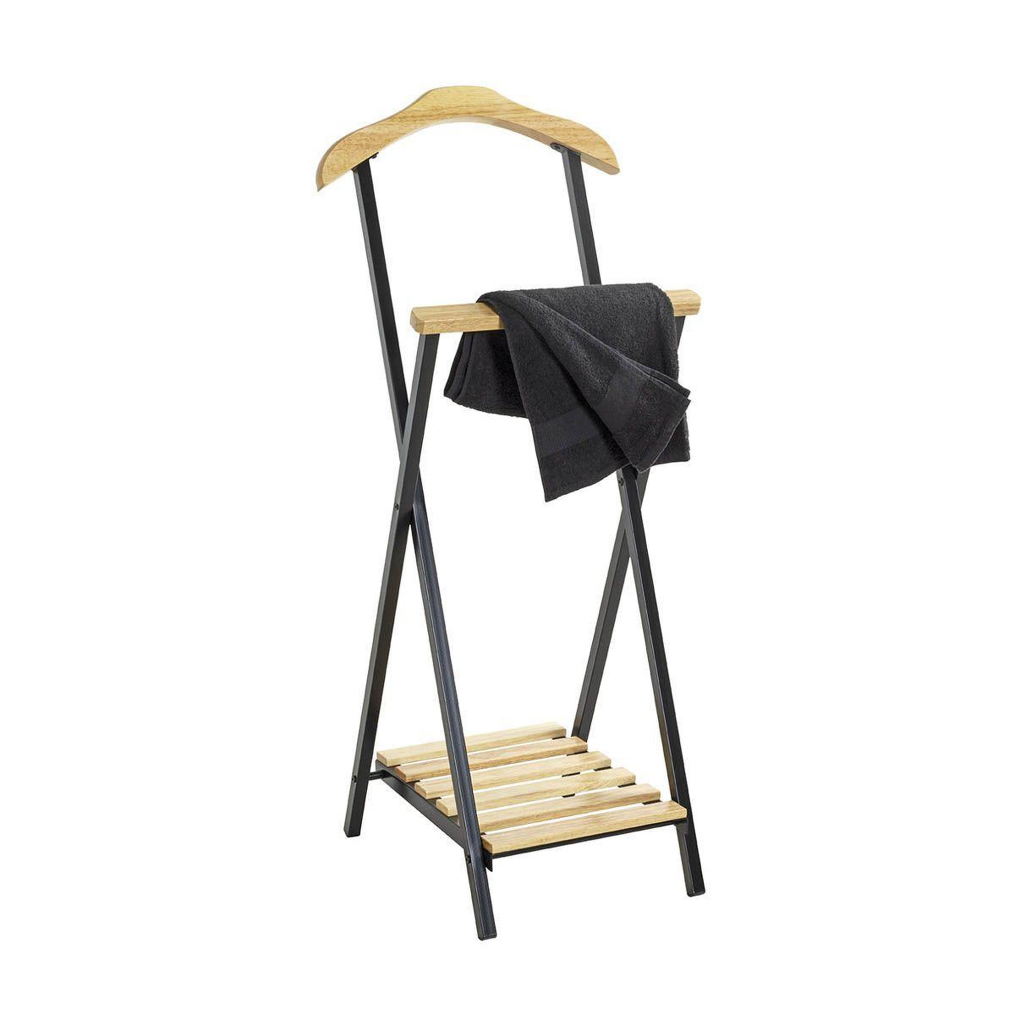 Voir la diapositive 3 : Paris Prix Valet de chambre  hélène   110cm naturel & noir