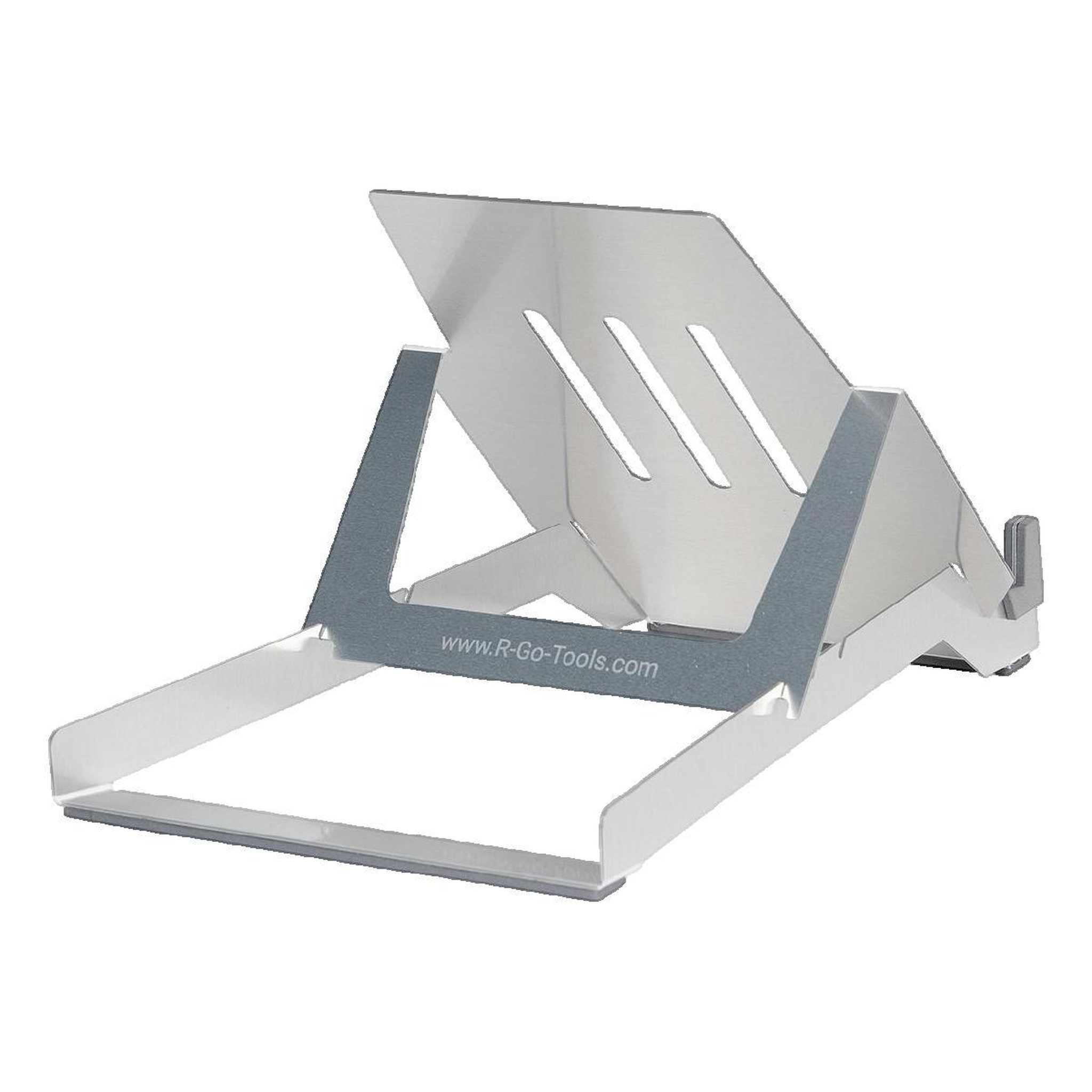Voir la diapositive 3 : R-GO Tools Support ergonomique R-GO TOOLS R-GO RISER BASIC Argent