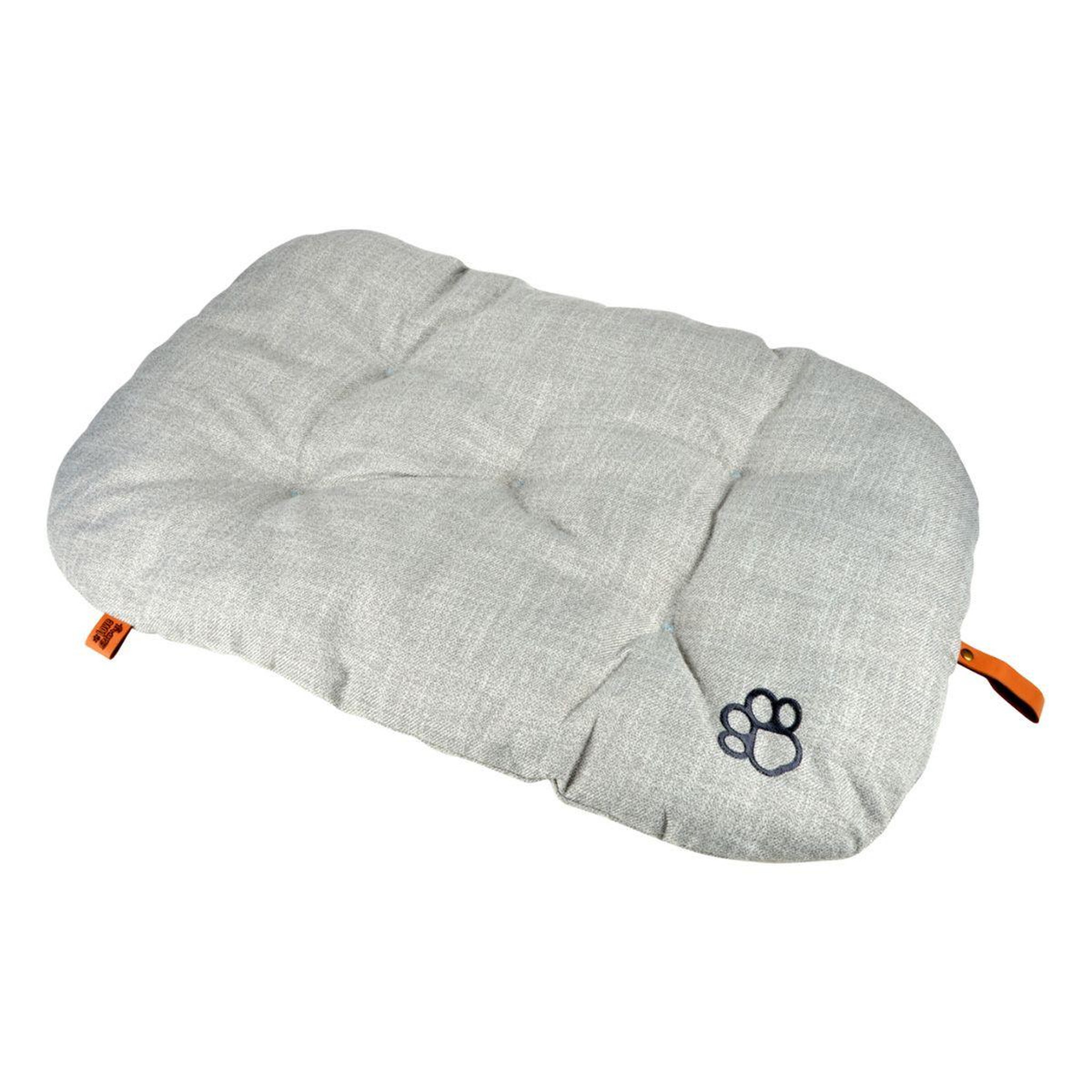 Voir la diapositive 1 : LOVE STORY Coussin pour chien & chat  city  69cm gris clair