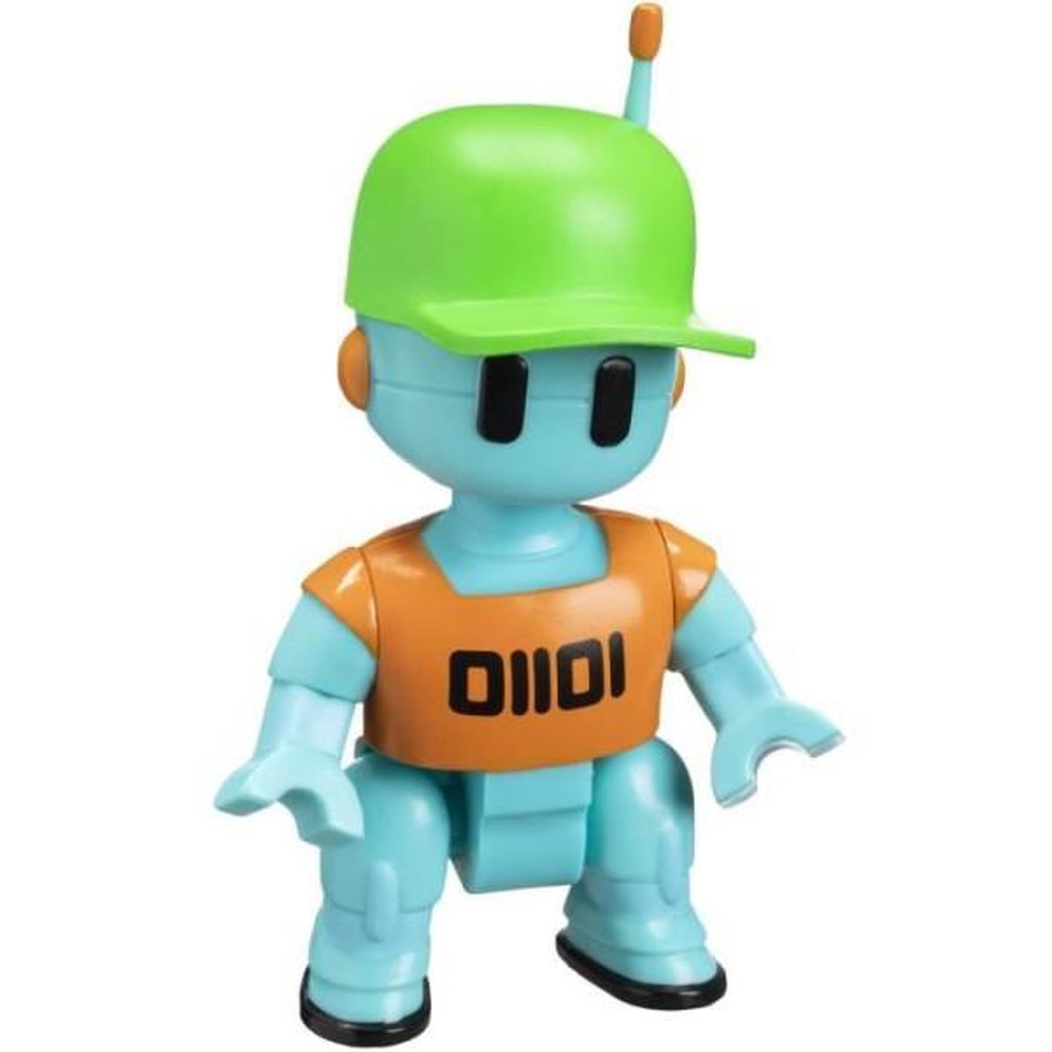 Voir la diapositive 4 : BANDAI Figurine articulée - BANDAI - Stumble Guys - Robot Guy - 11 cm - Avec stickers