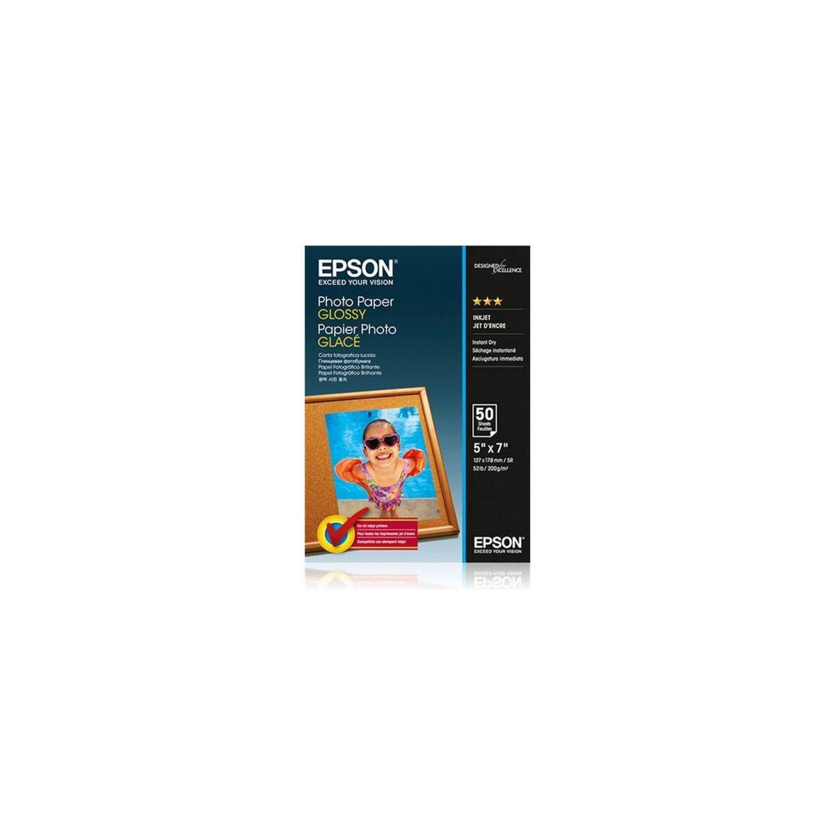 Epson Papier photo glacé 200g 13x18 50feuilles