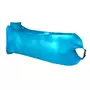 SUNVIBES Canapé hamac gonflable avec oreiller turquoise