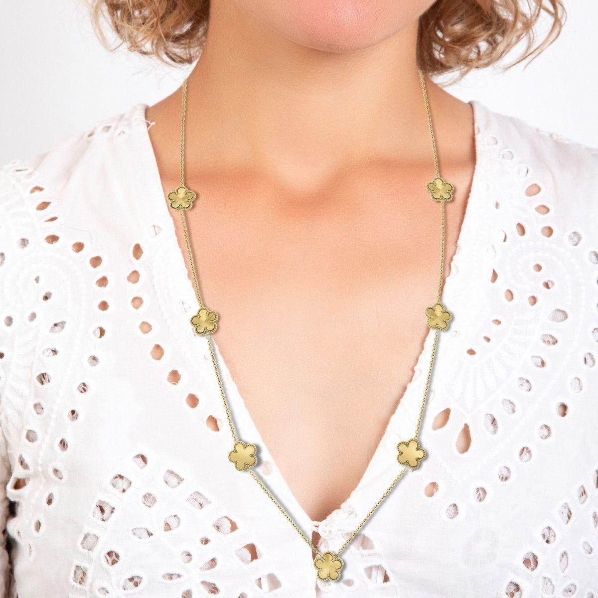 SC BOHEME Sautoir fleurs par SC Bohème