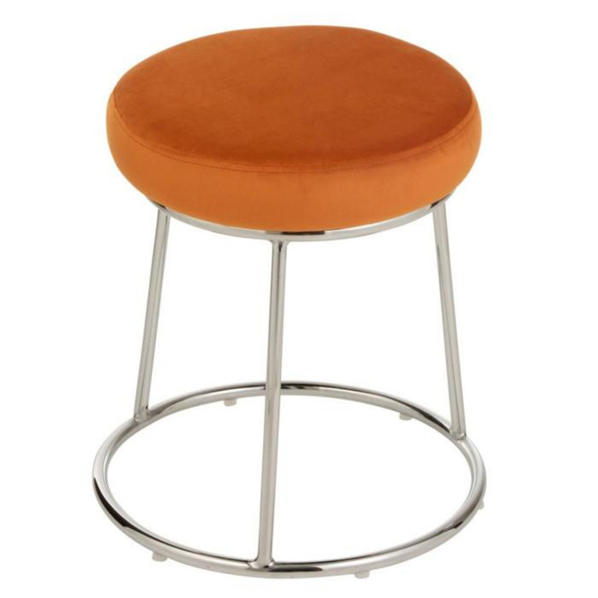 Paris Prix Galette de Chaise Ronde  Assise  34cm Orange