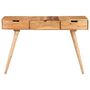 Voir la diapositive 3 : VIDAXL Coiffeuse avec miroir 112x45x76 cm Bois d'acacia massif