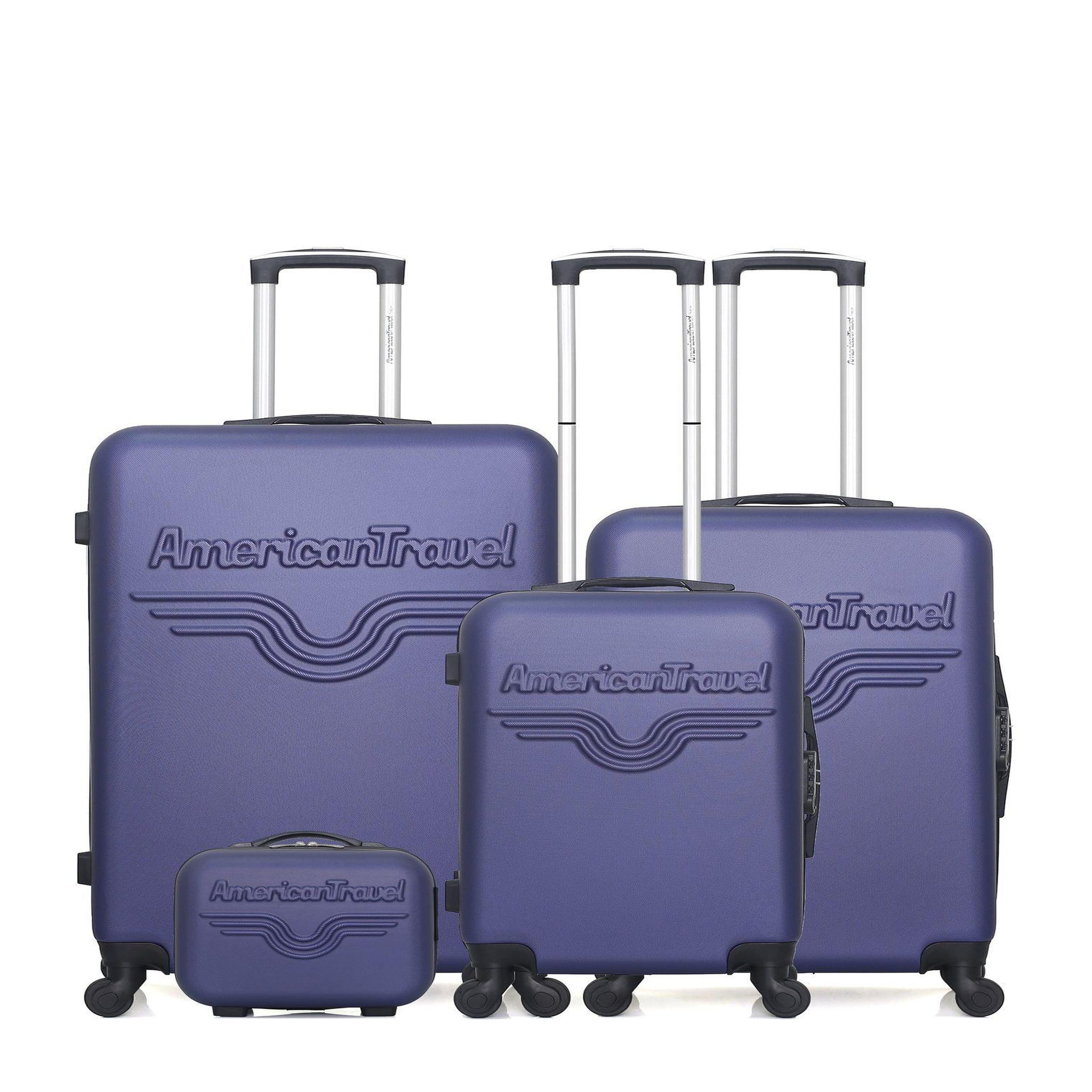 AMERICAN TRAVEL American travel - set de 4 valises chelsea-c 75 cm 4 roues