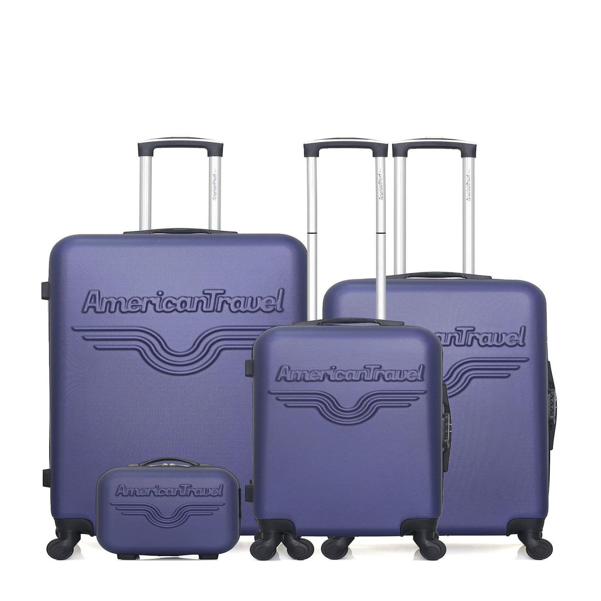 AMERICAN TRAVEL AMERICAN TRAVEL - Set de 4 Valises CHELSEA-C 75 cm 4 Roues