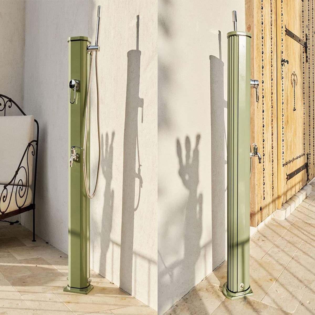 Formidra Douche solaire 20 L Jolly Go Vert Réséda - Formidra