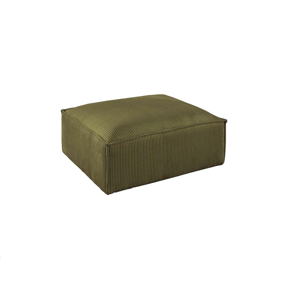 LISA DESIGN Stella - pouf en velours côtelé - style contemporain