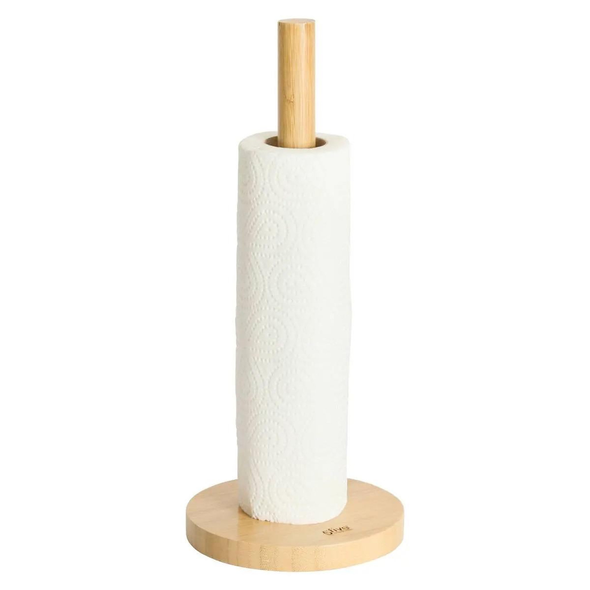 Voir la diapositive 2 : FIVE Porte essuie-tout bambou  basic  32cm naturel